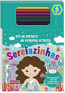 Kit de Pintura do Pequeno Artista: Sereiazinhas