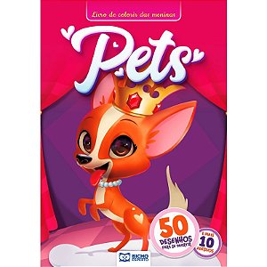 50 Paginas Educativas - Pets Espiral  Livro de Colorir