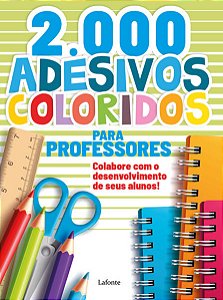 2.000 Adesivos Coloridos para Professores