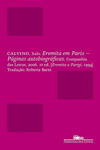 Eremita em Paris - Paginas Autobiograficas