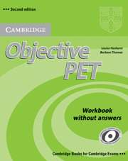 Objective Pet Workbook Without Answers