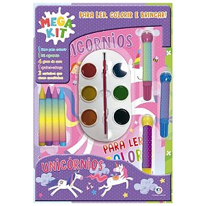 Unicornios: Ler, Colorir e Brincar