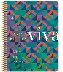 Nova Biblia Viva: Leia, Ore e Anote Nova Vida com Abas Adesivas e Palavras