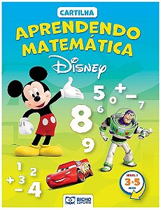 Cartilha Aprendendo Matematica Disney - 3 a 5 Anos
