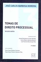 Temas de Direito Processual Vol 3 - Capa Dura