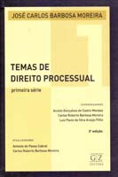 Temas de Direito Processual Vol 1 - Capa Dura