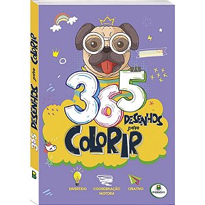 365 Desenhos para Colorir (roxo)