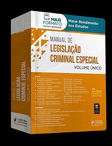 Manual de Legislacao Criminal Especial: Volume Unico