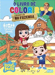 Livro de Colorir Luccas e Gi na Fazenda, O
