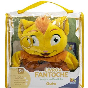 Livro + Fantoche Amigos da Escolinha: Guto, no Ritmo da Alegria (escolinha