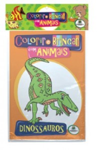 Colorir e Brincar com Animais Ii Kit com 10 Und