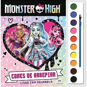 Livro Aquarela Monster High - Cores de Arrepiar
