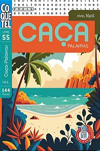 Livro Coquetel Caca Palavras Ed 55