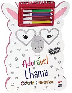 Colorir e Divertido! Adoravel Lhama
