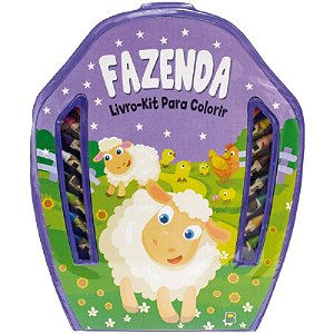 Livro-kit para Colorir: Fazenda