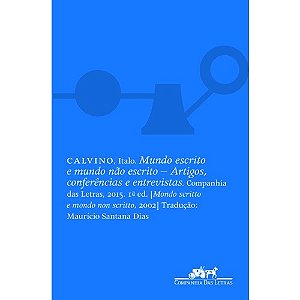 Mundo Escrito e Mundo Nao Escrito