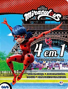 Ladybug - 4 em 1 - Livro de Diversao