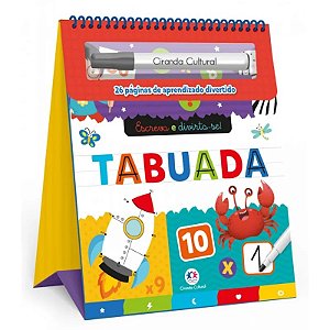 Livro Escreva e Apague Tabuada