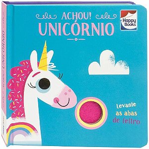 Esconde-esconde com Feltros: Achou! Unicornio