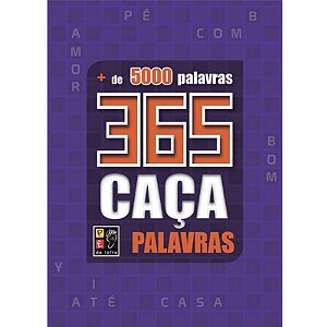 365 Caça Palavras - Capa Roxa