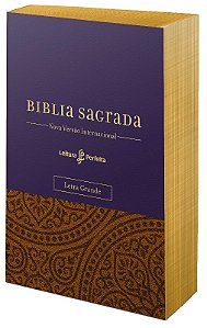 Sua Biblia Letra Grande Capa Roxa