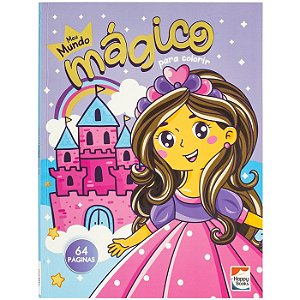 Viva as Cores! Livro de Colorir: Meu Mundo Magico para Colorir