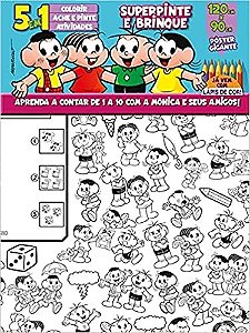 Turma da Mônica Super Pinte e Brinque