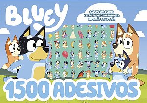 Bluey: Prancheta para Colorir com 1500 Adesivos