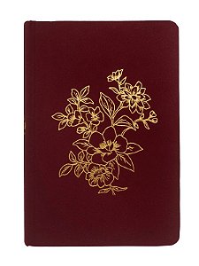 Biblia Nvi Bible Journaling, Tecido Vinho sobre Capa Dura, com Espaco para