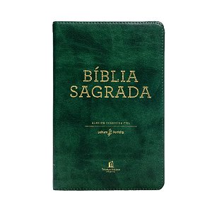 Biblia Sagrada Courosoft Verde, Leitura Perfeita: Almeida Corrigida Fiel