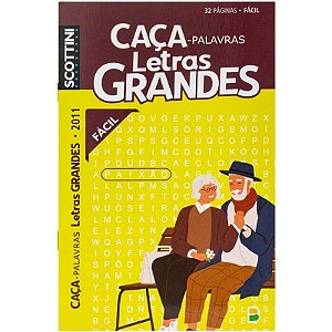 Scottini Caca-palavras Letras Grandes (32p) N.2011 (facil)