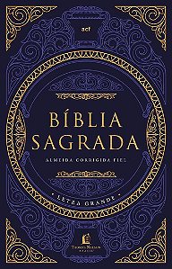 Biblia Tesouro Sagrado, Acf, Capa Dura, Letra Grande, Leitura Perfeita