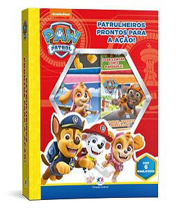 Livro Box com 6 Minilivros Patrulha Canina - Patrulheiros Prontos para a ac