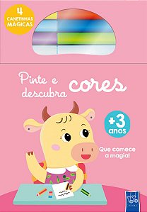 Pinte e Descubra Cores: Vaca