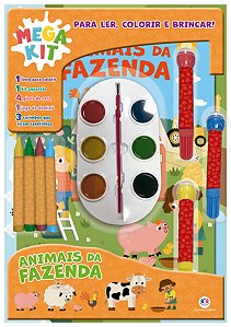 Animais da Fazenda - Ler, Colorir e Brincar