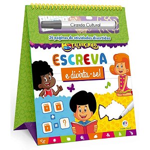 Livro Escreva e Apague 3 Palavrinhas