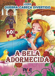 Livro Quebra-cabeca Divertido - a Bela Adormecida