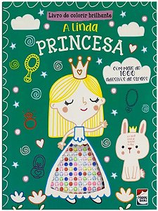 Livro de Colorir Brilhante: a Linda Princesa