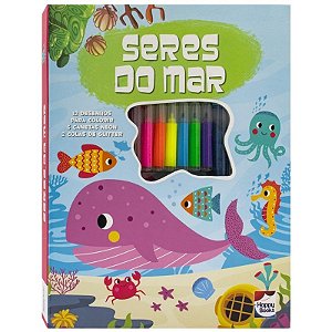 Meu Adoravel Superkit de Colorir: Seres do Mar