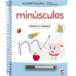 Ensino Fundamental Alfabetizacao - Escreva e Apague: Minusculas