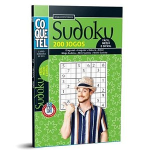Livro Coquetel Sudoku Nivel Fc/md/df Ed 201