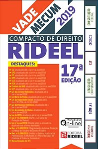 Vade Mecum Compacto de Direito Rideel 1 Semestre 2019