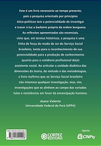 Pesquisa Em Serviço Social - Teoria, Método e Metodologias
