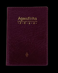 Agenda Simples 2026 - Vinho