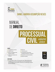 Manual De Direito Processual Civil - Volume Único (2025)