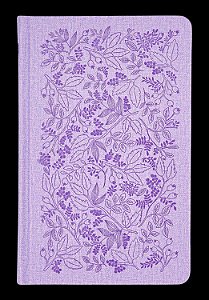 Bíblia Sagrada Slim ACF - Luxo - Lavanda, Jardim