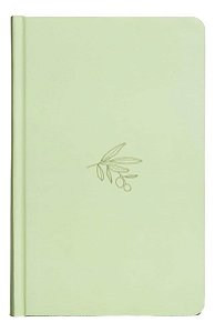 Bíblia NVI, Letras de Jesus Em Vermelho: Capa Dura Verde, Oliveira Minimalista