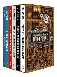 As Extraordinárias Viagens De Júlio Verne - Box Com 6 Títulos