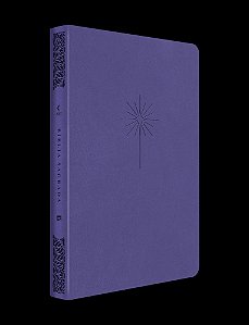 Bíblia NVT - Slim - Letra Grande - Lilás, Luxo Couro Sintético - Habilitada Para Filament