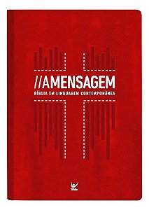 Bíblia A Mensagem - Letra Gigante - Bíblia Em Linguagem Contemporânea - Vermelha